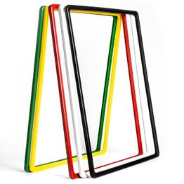 Sign frame A3 made of plastic, with rounded corners, U-pocket included, in different colours