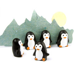 LIV-66, Pingüinos, potentes imanes de nevera, 6 uds.