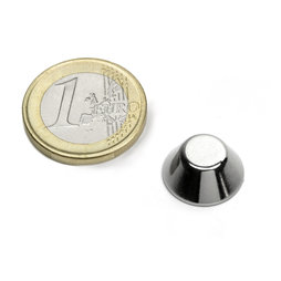 Cono magnético Ø 15/8 mm, alto 6 mm