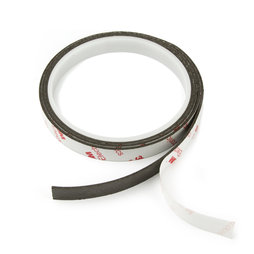NMT-10-STIC/01m, Cinta magnética adhesiva neodimio 10 mm, cinta magnética autoadhesiva, fuerza de sujeción extrafuerte, rollo de 1 m
