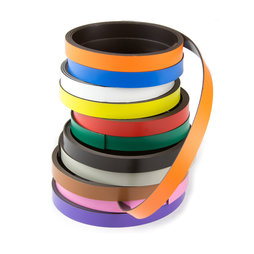 MT-10, Cinta magnética de colores 10 mm, para rotular y cortar, rollos de 1 m