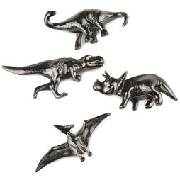 LIV-85, Dinosaurios, imanes de nevera decorativos, 4 uds.