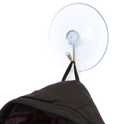 M-61, Ventosa con gancho, 3 uds., capacidad de carga aprox. 7 kg, ¡no es magnética!
