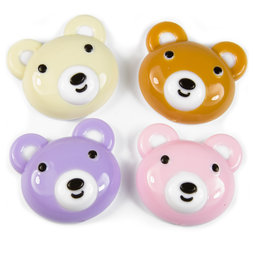 SALE-090, Honey, imanes de nevera con forma de osito, 4 uds.