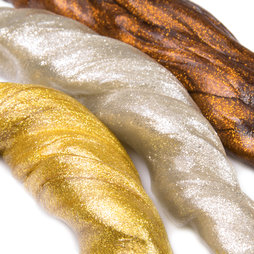 M-PUTTY-METALLIC, Plastilina inteligente «Metal», brillo metálico, diferentes colores, ¡no es magnética!