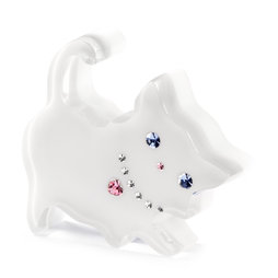 LIV-91, Diamond Cat, imán de nevera «Gato», con cristales Swarovski