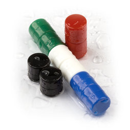 M-DISC-01, Discos magnéticos con funda de plástico, 10 uds. por set, varios colores