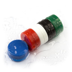 M-DISC-02, Discos magnéticos con funda de plástico Ø 13,4 mm, 5 uds. por set, varios colores