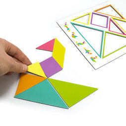 LIV-107, Tangram, lámina magnética de color