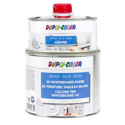 M-WP-500, Pintura de pizarra blanca S 500 ml, blanca o transparente, para una superficie de 3 m², ¡no es magnética!
