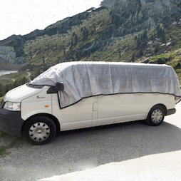 M-ALU-0306, Alunet 80 % L, parasol 3 x 6 m, protege del calor y las quemaduras