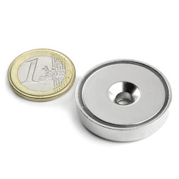 CSN-32, Imán en recipiente avellanado, Ø 32 mm, fza. sujec. aprox. 30 kg