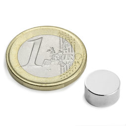 Disco magnético Ø 10 mm, alto 5 mm