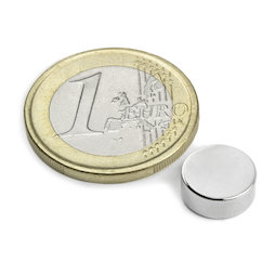Disco magnético Ø 10 mm, alto 4 mm