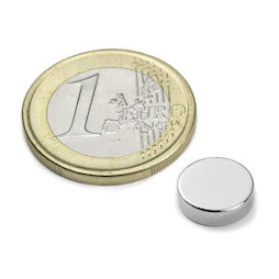 Disco magnético Ø 10 mm, alto 3 mm