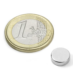 Disco magnético Ø 9 mm, alto 3 mm