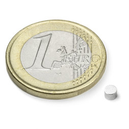 Disco magnético Ø 3 mm, alto 3 mm