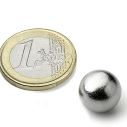 K-13-C, Esfera magnética Ø 12,7 mm, neodimio, N42, cromado