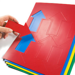 Flechas magnéticas grandes