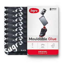 SUG-08, Sugru, pack de 8 uds., pegamento moldeable, en diferentes colores, paquetes de 5 g