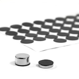 M-SIL-15, Discos de silicona Ø 15 mm, adhesivos, 60 unidades por set
