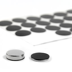 M-SIL-20, Discos de silicona Ø 20 mm, adhesivos, 36 unidades por set
