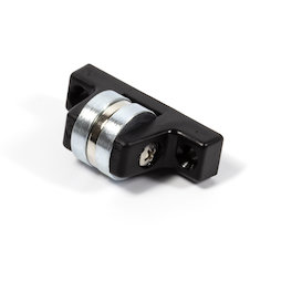 M-DOOR-04, Sujetapuertas magnético, con polos redondos, ángulo de adherencia de 280º