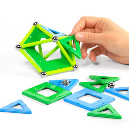 TG-GEO-04, Geomag Panels 32, Kit magnético, 32 piezas