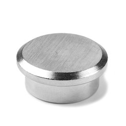 PBM-22, Steel 22, imán de neodimio de acero para oficinas, Ø 22 mm