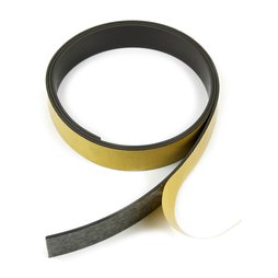 MT-20-STIC, Cinta magnética adhesiva ferrita 20 mm, cinta magnética autoadhesiva, Rollos de 1 m / 5 m / 25 m