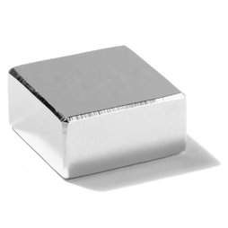Q-30-30-15-N, Bloque magnético 30 x 30 x 15 mm, neodimio, N45, niquelado