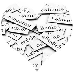 LIV-56, Palabras románticas, palabras, sílabas y signos de puntuación, 510 piezas, disponible en diferentes idiomas