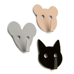 LIV-60, Ganchos magnéticos animales, ganchos magnéticos con forma de animal, 3 uds.