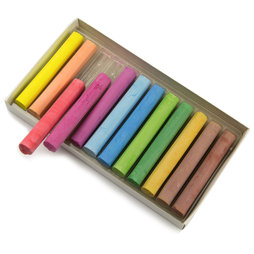 BA-008, Tiza de diferentes colores, para escribir en pizarras convencionales, 12 uds.