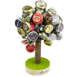 M-47, Árbol cervecero grande, recolector de chapas magnético, ideal como detallito para fiestas, recoge hasta 120 chapas