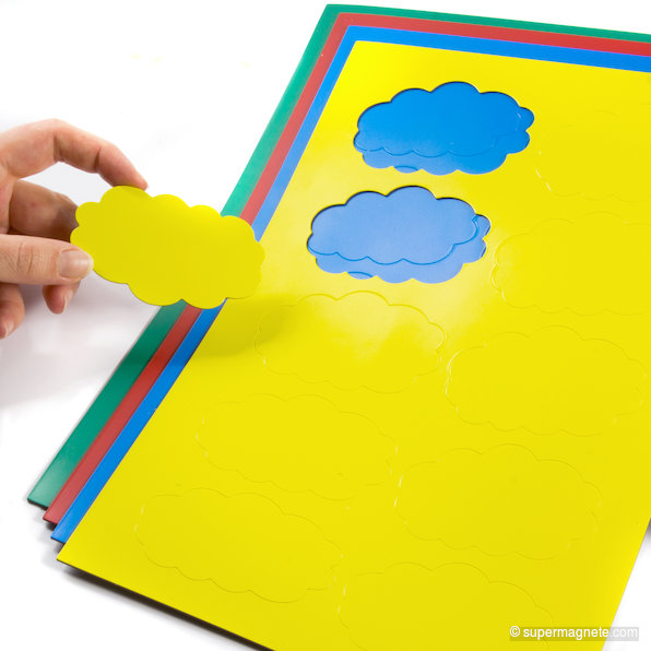 Magnetsymbole Wolke