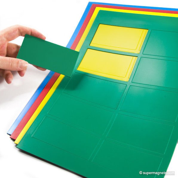 Magnetsymbole Rechteck groß